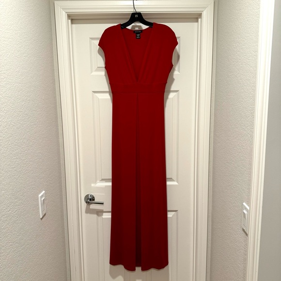 Brand new! CARILYN VAILE Deep Red Holiday Evening Dress by Stretch Sexy Size S - Picture 12 of 16